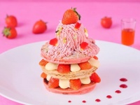 “いちごづくし”のハイブリッドパンケーキ『いちごのミルフィーユパンケーキ』が「伊勢山ヒルズ」にて限定販売開始