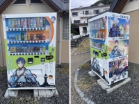 御前埼灯台役・川島零士さんが爽やかに語りかける　「みさきの広場」に燈の守り人〝おしゃべり自販機〟登場