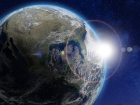 宇宙から地球へ、太陽光のパワービームをワイヤレス送信することで電気を安定供給する試み