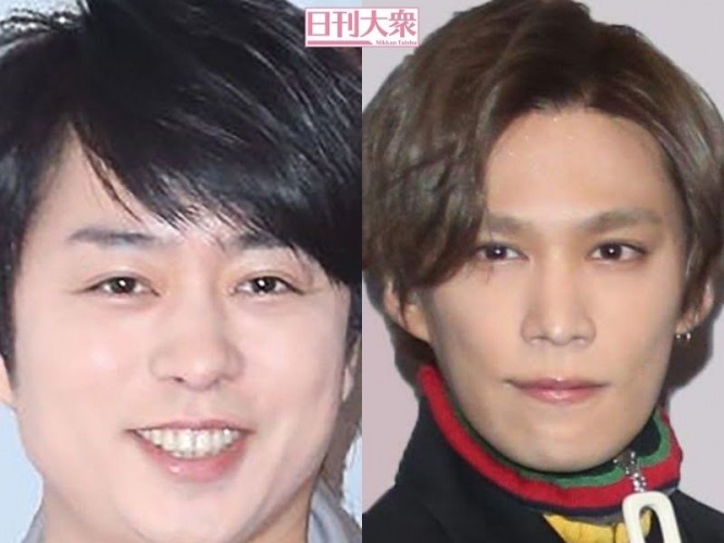 （左）櫻井翔、千賀健永