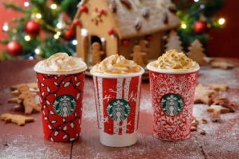 スタバの新作は「焼きりんご」味！　クリスマス仕様のカップも超かわいい!!