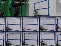 日本語から学習して世界各国の文字を書けるロボット（米研究）