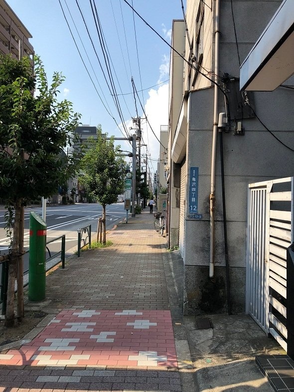 むしろ記者が足を洗いたい気分でした（2018年7月記者撮影）