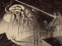 SFの夜明け：H・G・ウェルズ『宇宙戦争』のすばらしい100年前のイラスト（1906年）