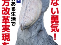 ハシビロコウの選挙ポスター（画像提供：千葉市動物公園）