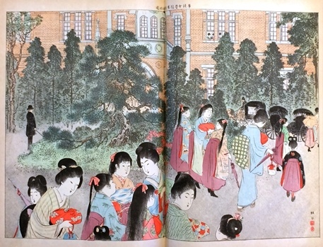 華族女学校の図（『風俗画報第189号』/東陽堂/1899年）