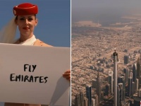 コラじゃなかった！世界一高い高層ビル「ブルジュ・ハリファ」の頂上に立つ客室乗務員