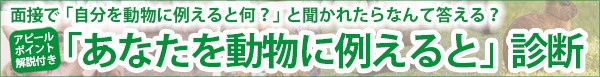 面接で「自分を動物に例えると何？」と聞かれたらなんて答える？ 「あなたを動物に例えると」診断