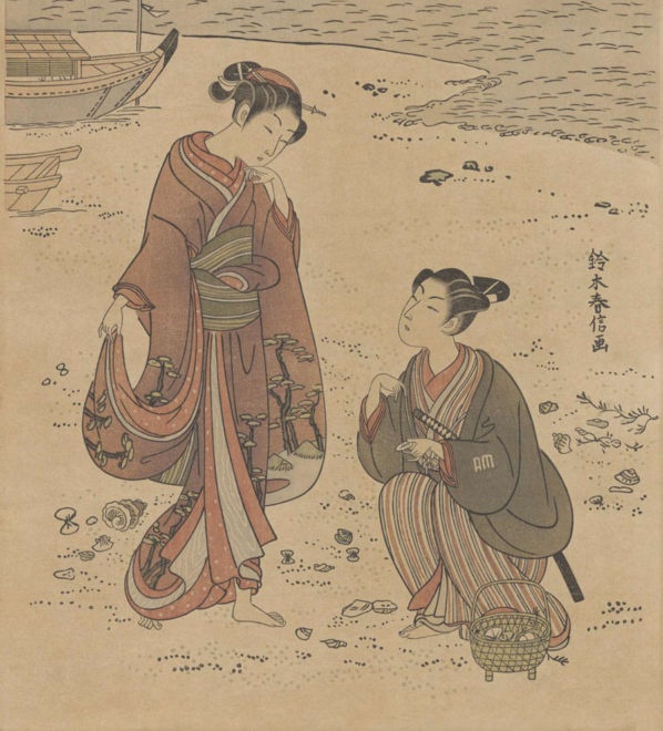 風俗四季哥仙　三月（部分）