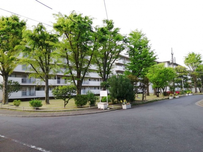 石神井公園団地、建替え前の風景（プレスリリースより、以下同）