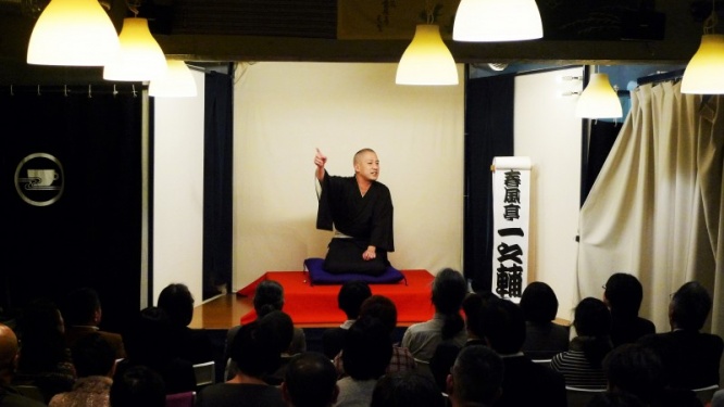 らくごカフェ・落語会写真・春風亭一之輔