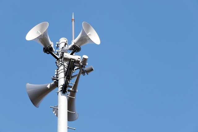 防災無線からWindowsの起動音が...（画像はイメージ）