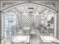 【脳がバグる】新大久保のカフェで撮った写真が「まるでマンガの世界」とツイッターで話題に