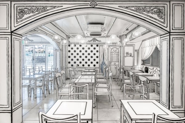 【脳がバグる】新大久保のカフェで撮った写真が「まるでマンガの世界」とツイッターで話題に