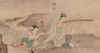 観音様は銃を構え、諸葛孔明は曲芸を披露　江戸時代に書かれた絵に、ツッコミどころが多すぎる
