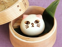 かわいい肉まんが登場