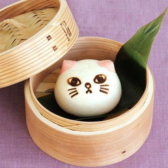 かわいい肉まんが登場