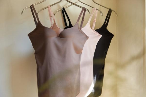 胸が横流れしない!?　「カップつきキャミソール」発売