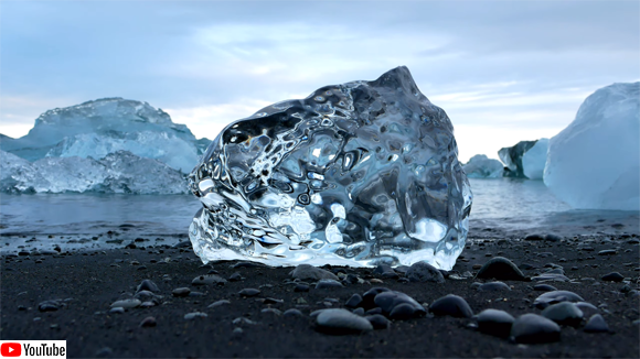 自然ってすごい！キラキラ輝くダイヤモンドのような氷が発見できるアイスランドのビーチ