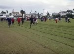 やっぱり…（笑）  目隠しで５０m走にチャレンジした結果がこちら！