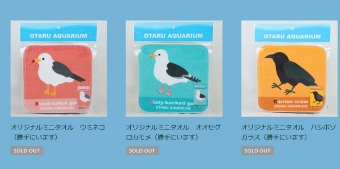 かわいいけど...（画像はおたる水族館公式ECサイトのスクリーンショット）
