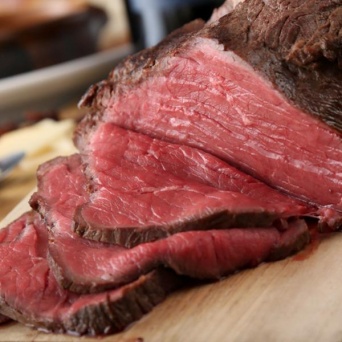 「旨みたっぷり極上ローストビーフ」