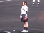 【豪腕】女子マネージャーが投げたボールが地味に凄い！