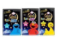 セサミストリート柄が登場！　「エリス 朝まで超安心」発売