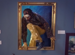 美術館で客が見ていない間に…　絵画の中の人が額縁から飛び出す！？