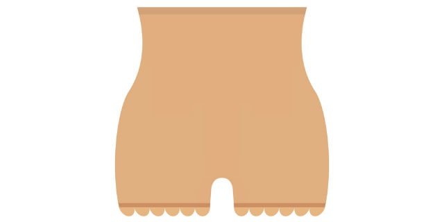 腹帯のショーツ一体タイプ