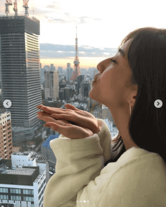 インスタグラム：田中みな実(@minamitanaka_official)より	