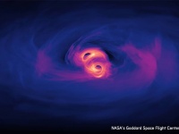 宇宙でもっとも明るい銀河は、双子のブラックホールが合体して作り上げている可能性