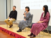 イベントの様子。左から近藤さん、安田さん、坂口さん