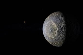 デス・スターのような土星の衛星「ミマス」に海がある可能性、生命の存在にも期待