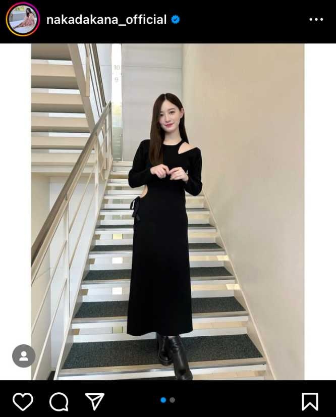 Instagram：中田花奈(@nakadakana＿official)より