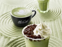 “McCafe by Barista”に、新発売の「抹茶あずきフラッペ」を含む全4品の抹茶商品が8月7日から期間限定で登場！