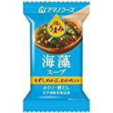 【 アマノフーズ フリーズドライ 】 The うまみ 海藻スープ 10食 [ フリーズドライ ねぎ 5g付き ]