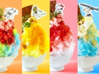 【期間限定】カラフルでかわいい！　PEANUTS Cafe、スヌーピーとスポーツがテーマのかき氷4種が登場