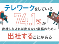 全部テレワークは無理？　出社しないとできない理由を聞いてみた