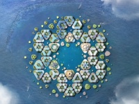 国連が発表した大胆な水上浮遊都市プロジェクト。巨大ハリケーンや気候変動にも耐えうる構造
