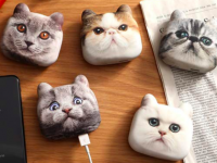 これは欲しい！バッグに着ければアクセサリーにもなる、猫型モバイルバッテリー