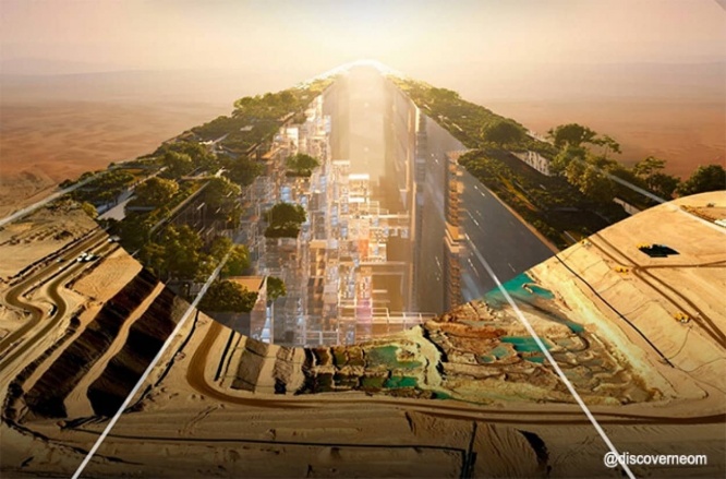 サウジアラビアの仰天プロジェクト、全長170kmのスマートメガシティの今