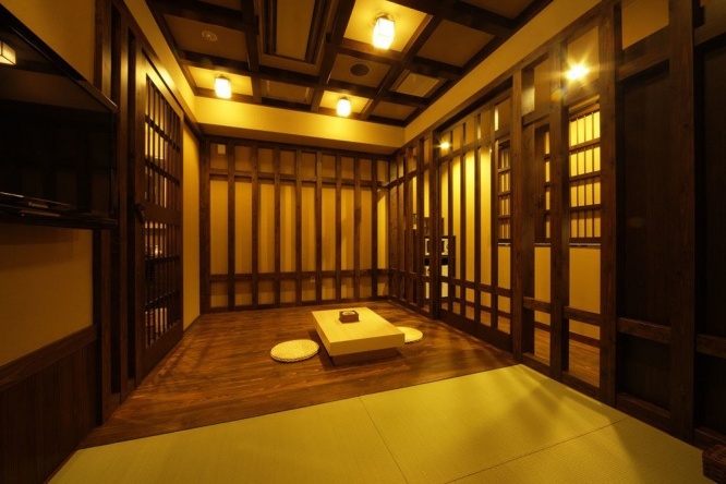 昔の牢獄をイメージした206号室。2つ星