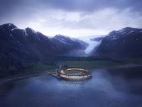 一度は泊まりたい。ノルウェーの北極圏の水に浮かぶ円形のホテル「Svart(スヴァト)」