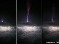 上に落ちる落雷！？米オクラホマ州で史上最大の超高層雷放電「巨大ジェット」を観測