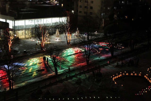 Candle night in SAPPORO UNIV 2009.