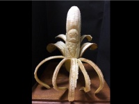 迫力ある（画像はバナナ彫刻職人・山田恵輔さん提供）
