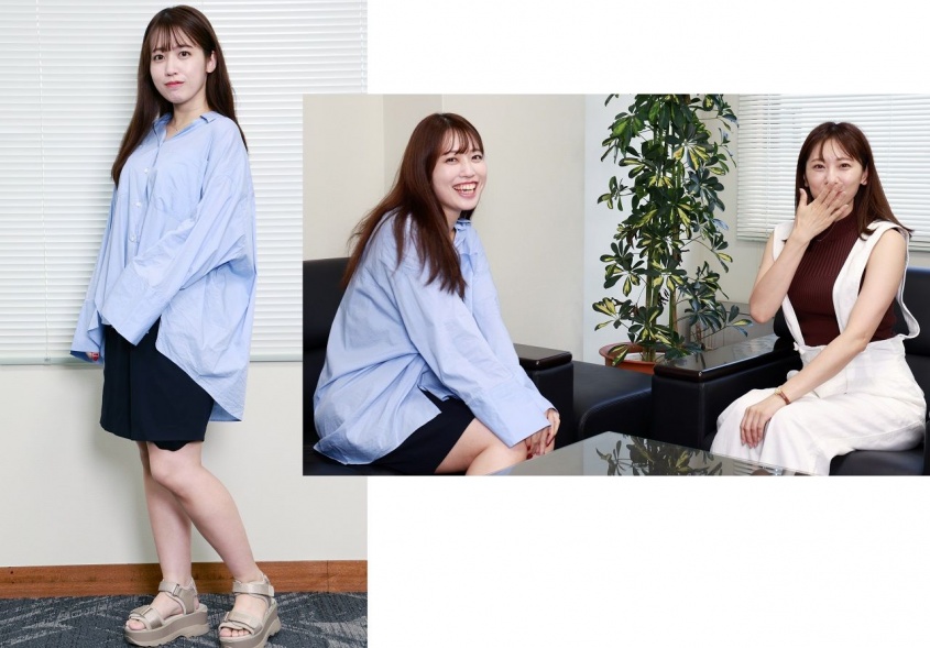 璃乃（左）と麻美ゆま