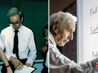 ミラクルシニア。91歳で現役の数学教師を務める男性。休日も生徒のために無料の個別指導