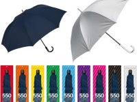 クールマジック 富山サンダー（左上）、銀行員の日傘（右上）、GO！GO！UMBRELLA（下）